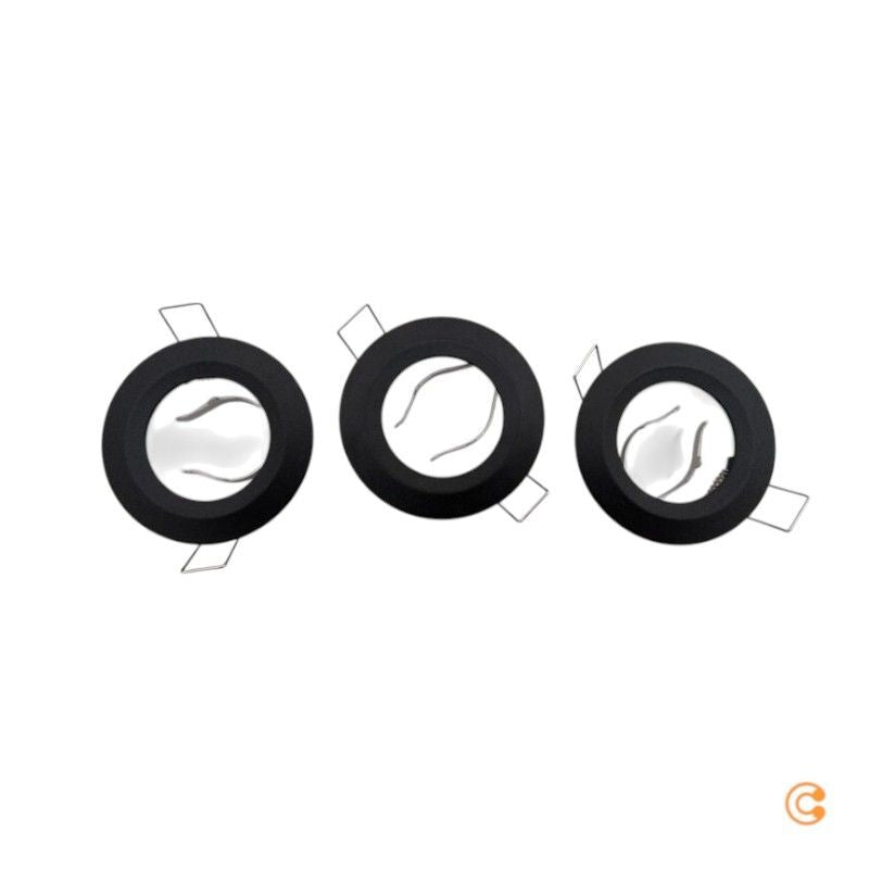Paulmann Einbaustrahler Nova Coin 3xSet LED Spot schwarz matt Aluminium Ø7,8cm - 4000870944738