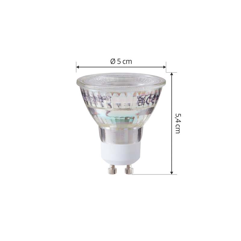 Arcchio LED Leuchtmittel GU10 PAR16 2,5W klar warmweiß 450lm 2700K Glühbirne - 4251911767896