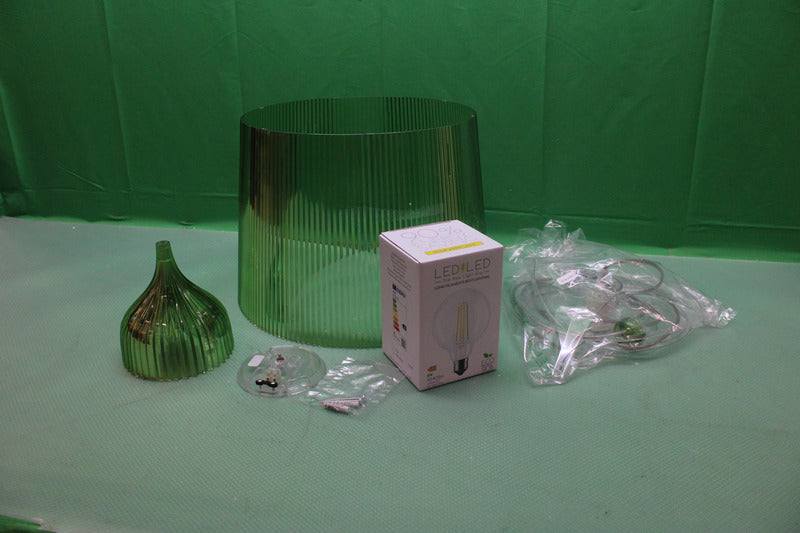 Kartell Gé LED-Hängeleuchte Deckenlampe Pendelleuchte Deko-Deckenlampe E27 grün - 8058967309225