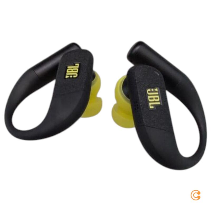 JBL Endurance Peak In Ear Kopfhörer kabellos Bluetooth Schwarz Lime Noise - 1200130027604