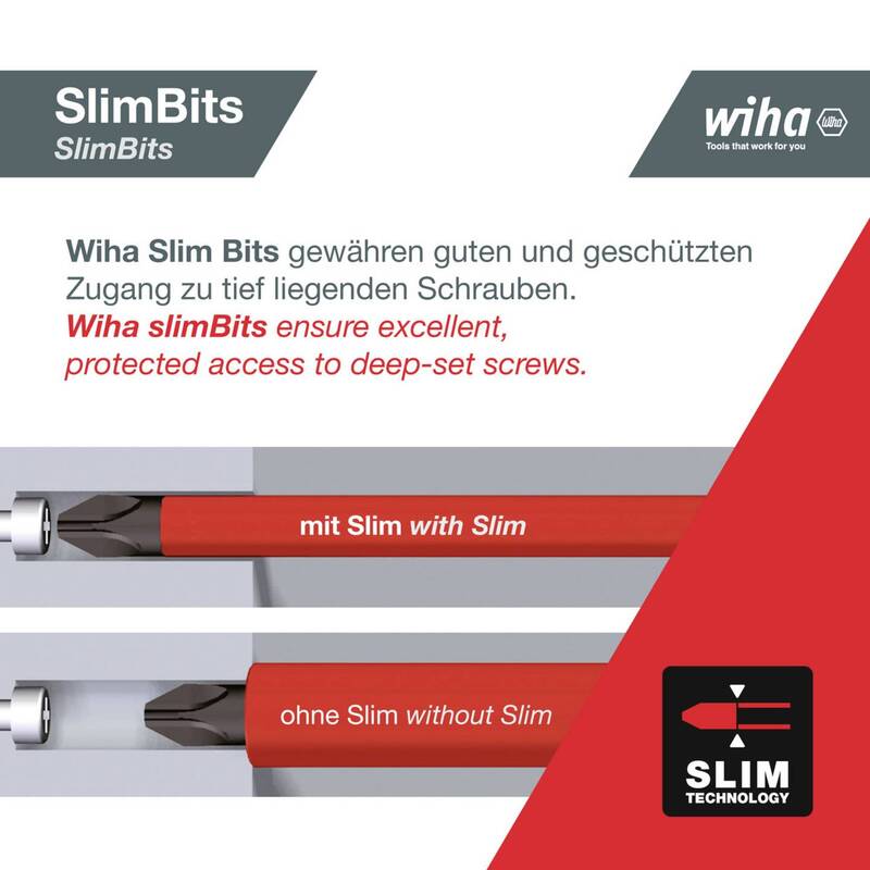 Wiha 2831 09 021 VDE Magazin-Schraubendreher inkl. Bit-Magazin Werkzeug - 4010995386115