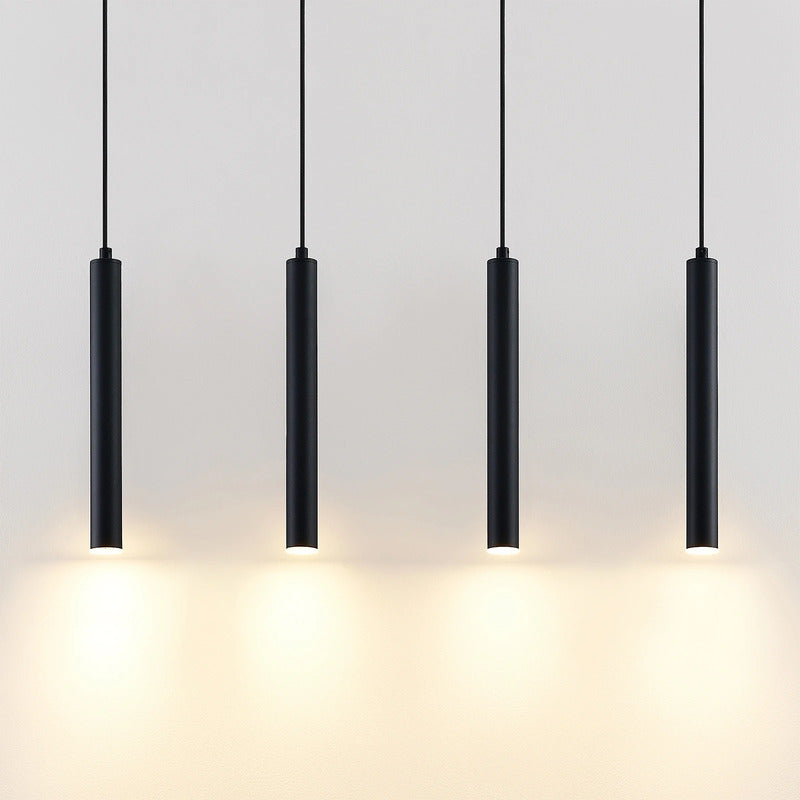 Arcchio LED Hängeleuchte Pendelleuchte Kammeron schwarz Metall 80 cm Leuchte - 9626503