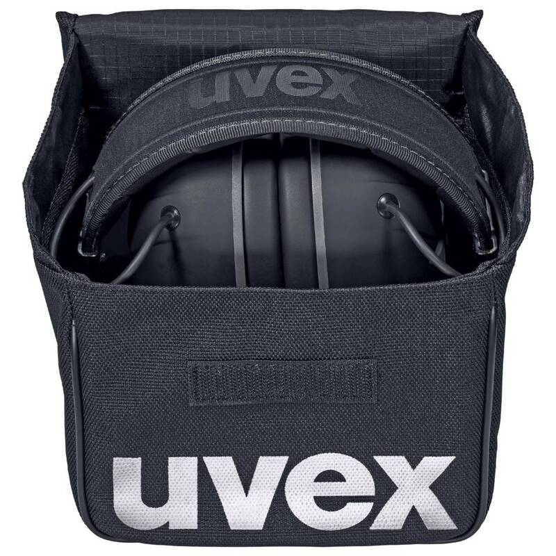 Uvex Kapselgehörschutz aXess one 2640001 Bluetooth 31dB wasserdicht schwarz-grau - 4031101928913