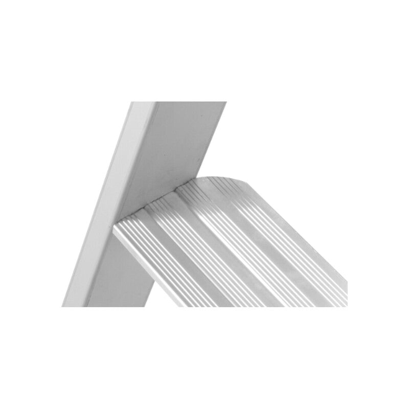 Hymer Stufenleiter Aluminium 3 Stufen Plattform Leiter ergonomisch stabil 1370mm - 4019502339477
