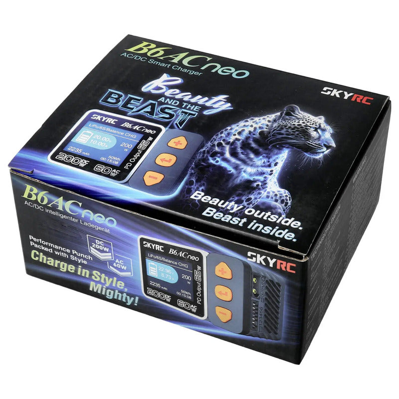 SKYRC Modellbau Ladegerät Lader B6AC Neo LiPo LiIon NiMH Blei Akku RC Ladegerät - 6930460008206