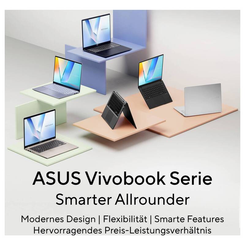 Asus Notebook Vivobook S16 16 Zoll Qualcomm Snapdragon 8 Kerne 16GB RAM 1TB - 4711636378932