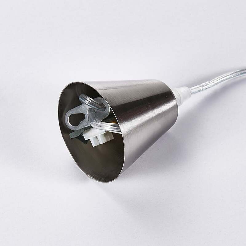 Lindby Hängeleuchte Marike LED Pendelleuchte Lampe dimmbar weiß Ø40cm 150cm - 4251096539660