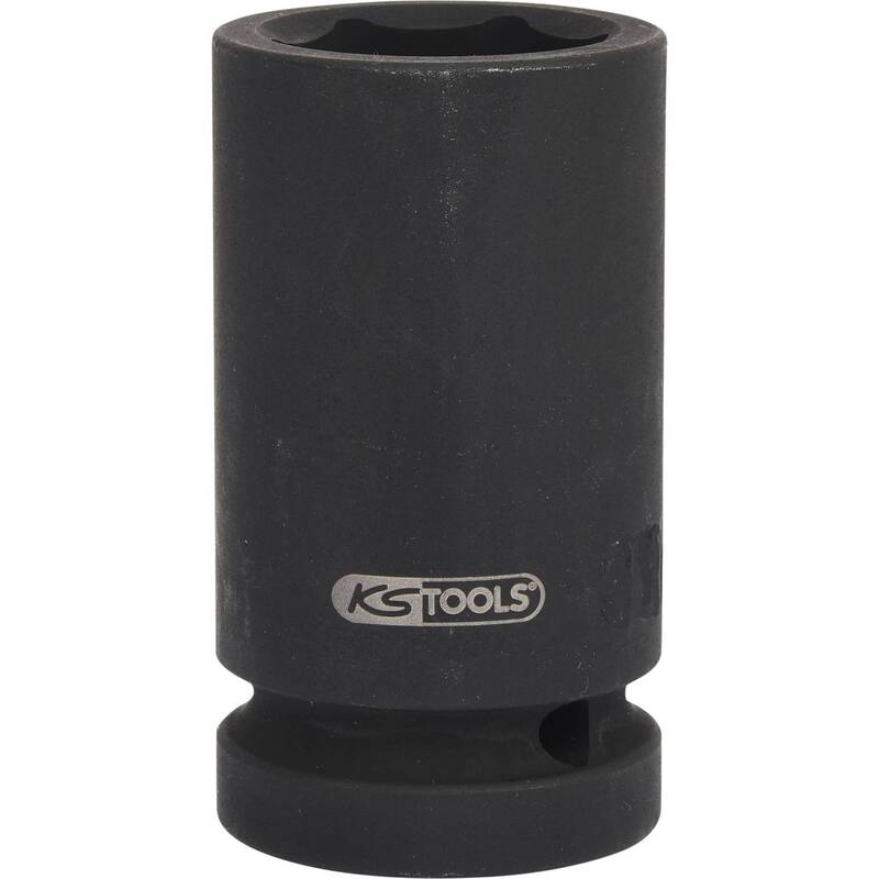 KS Tools Kraft Steckschlüsseleinsatz Nuss 27 mm 6-Kantinnenvierkant 515.1827 - 4042146035290