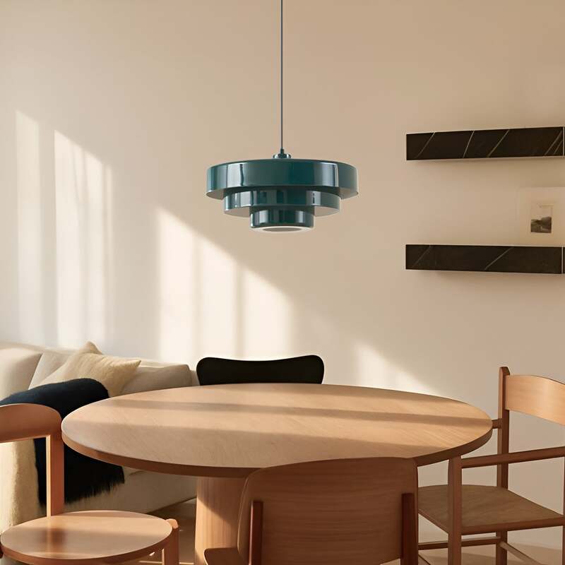 Lindby Hängeleuchte Pendelleuchte Tivra grün Ø 35 cm Metall E27 - 4255830903571