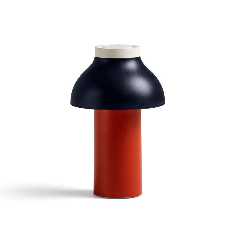 HAY Tischleuchte LED Leuchte Pierre Charpin dimmbar warmweiß rot 22cm Höhe - 5710441289494