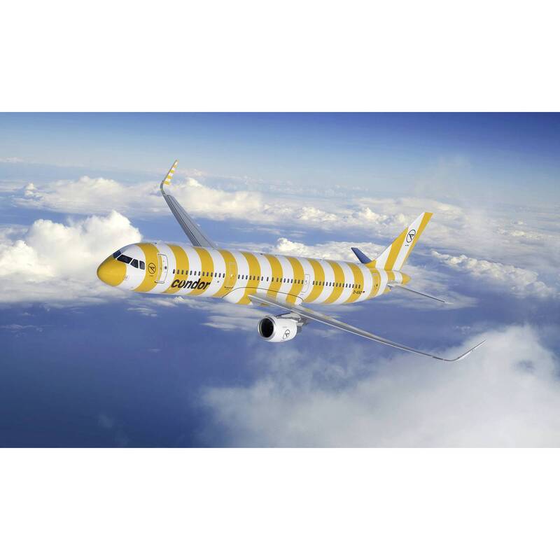 Revell Flugmodell Bausatz Modellbausatz Airbus A321-200 Condor Kunststoffmodell - 4009803003788
