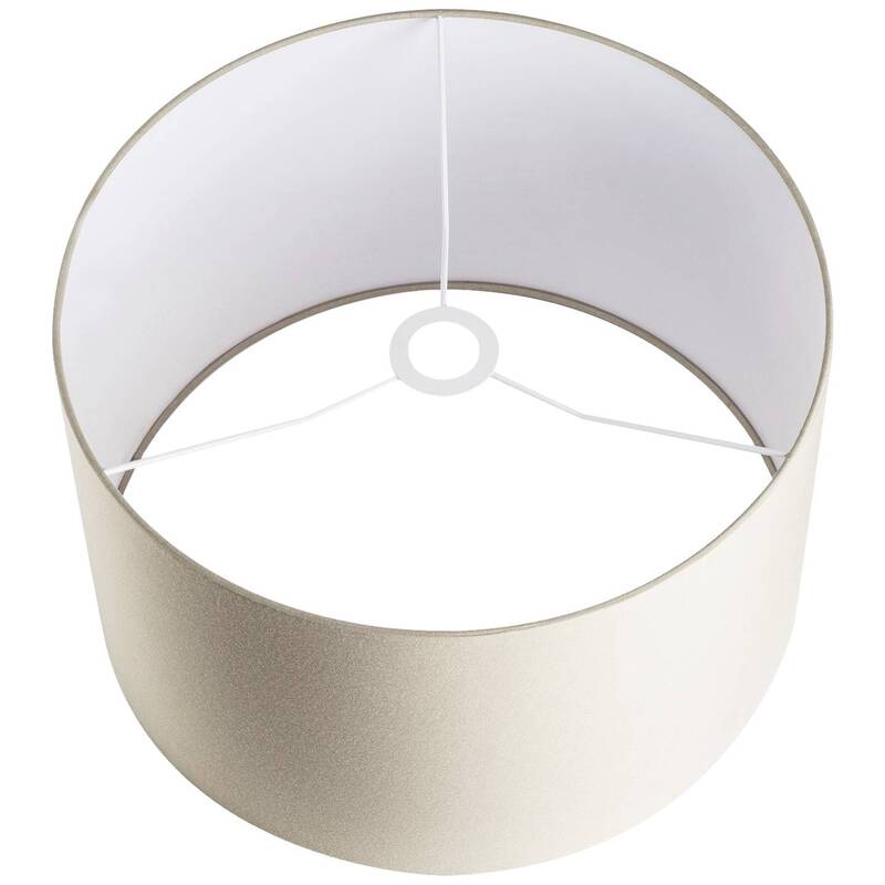 SLV FENDA Leuchtenschirm Lampenschirm rund beige 455 mm 280 mm Schirm - 4024163168274