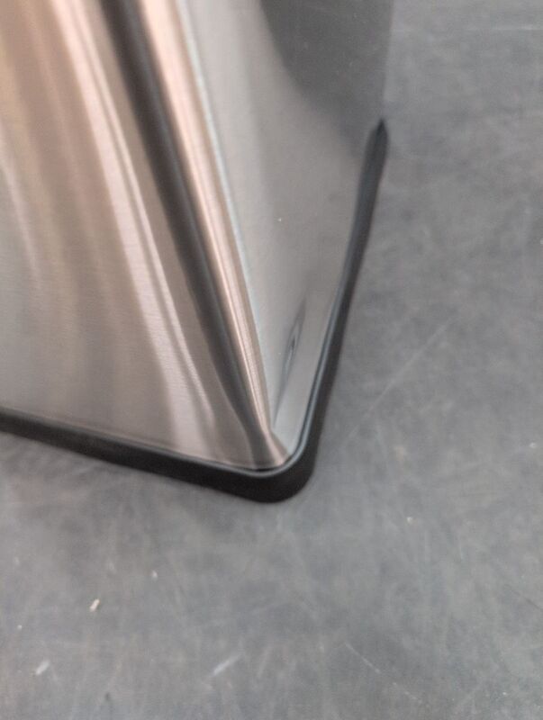 hjh OFFICE Abfallsammler Mülltrennsystem CLEAN VII Mülleimer 32L Stahl silber - 4064323036418