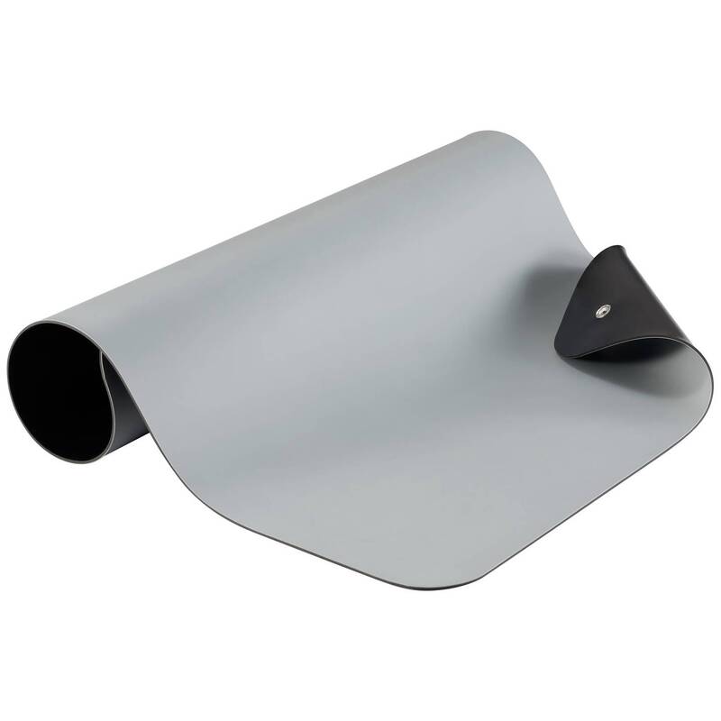 TRU COMPONENTS ESD Matte Unterlage Erdungsmatte Grau Nitril 14 STÜCK - 4064161321011