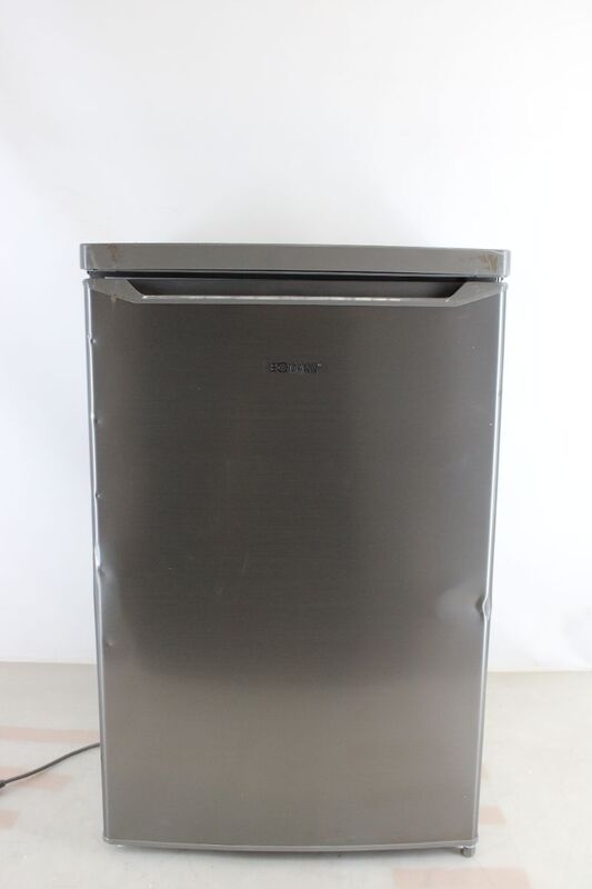 Bomann Kühlschrank inox-look 55cm C 133L Standgerät 126l Inverter-Kompressor - 4004470180466