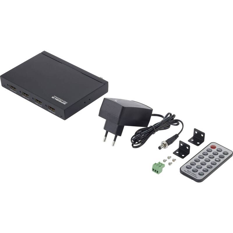 SpeaKa Professional SP-HDS-QMV100 4 Port HDMI Quad Multi-Viewer Full HD - 4053199518852