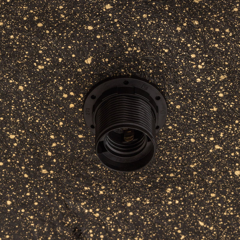 Hängeleuchte Fera gold schwarz gesprenkelt dimmbar Lampe Ø90cm Made in Europe - 5907554418716