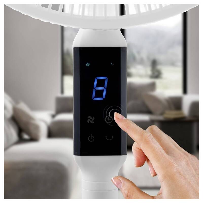 Trisa Turmventilator Ventilator 40W 9 Geschwindigkeitsstufen Fernbedienung - 7640372440436