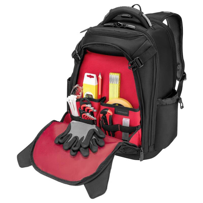 Wenger Notebook Rucksack Tool Backpack Pro Schwarz 43,2cm 17 Zoll Laptop - 7611160315724