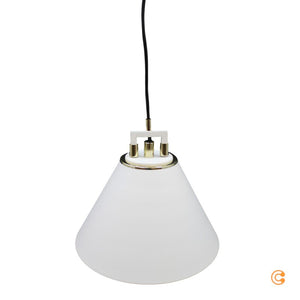 B-Ware Euluna Hängeleuchte Pendelleuchte Lampe weiß Ø 28cm einflammig E27 Metall