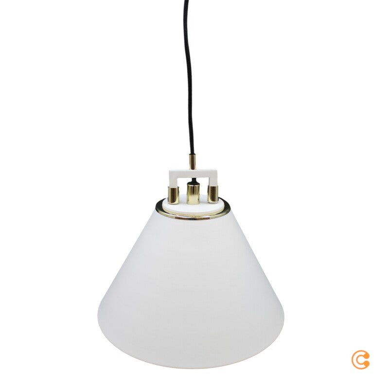 Euluna Hängeleuchte Pendelleuchte Lampe weiß Ø 28cm einflammig E27 Metall - 5902553229226