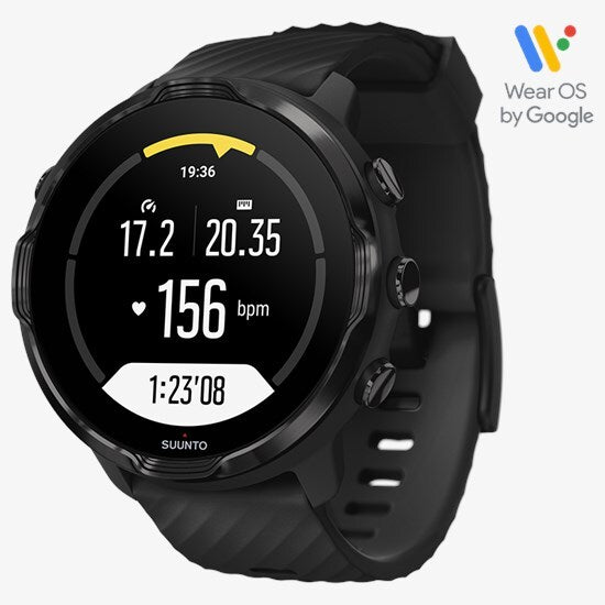 Suunto 7 Black Smartwatch Fitness Armband Tracker Sportuhr Schrittzähler Uhr - 6417084504067