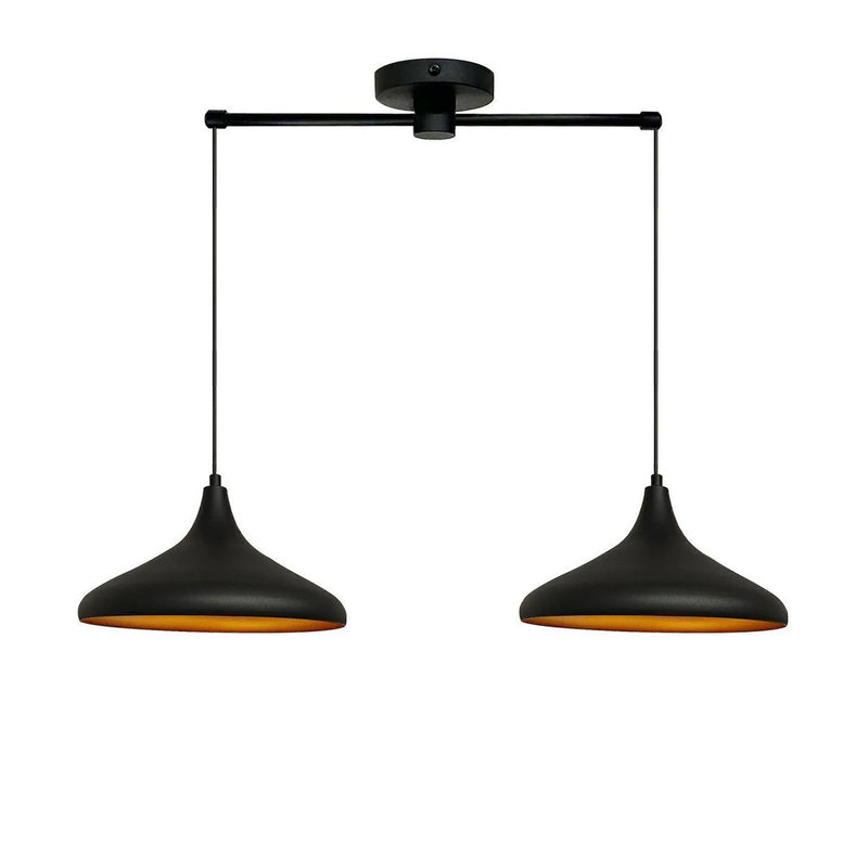 ROYALTECH Hängeleuchte Claus LED Pendelleuchte Lampe dimmbar schwarz gold 85cm - 8684543261870