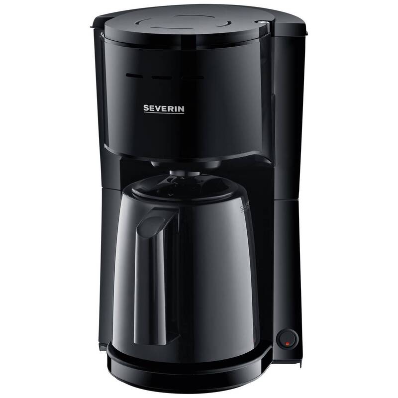 Severin Kaffeemaschine Filterkaffeemaschine schwarz Isolierkanne 8 Tassen 1000W - 4008146041440