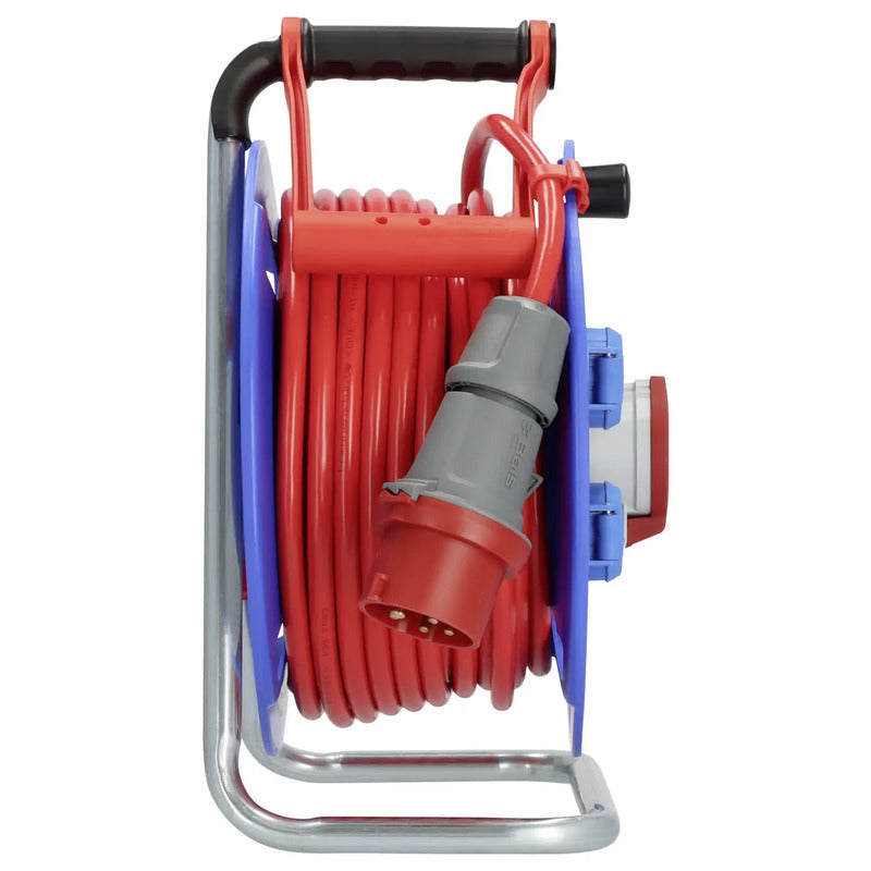 Brennenstuhl Kabeltrommel 25m CEE-Stecker 16A 5polig IP44 für Außenbereich rot - 4007123687442