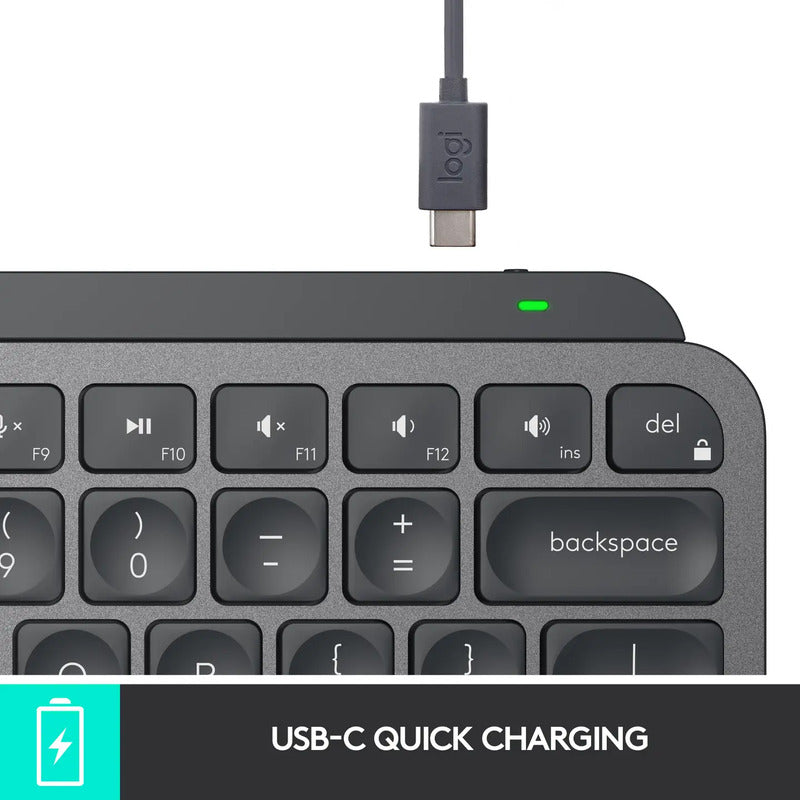 Logitech MX Keys Mini Bluetooth Tastatur QWERTZ Graphit Beleuchtet - 5099206098831