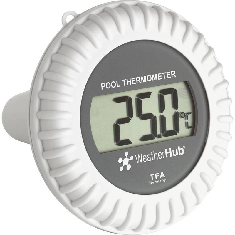 TFA Dostmann Schwimmbad Außensensor Pool Außensensor 100m Reichweite 242g - 4009816025425