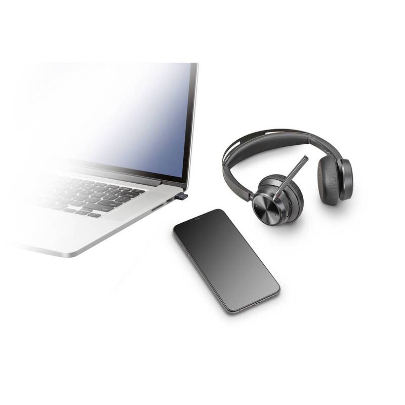 HP Poly Voyager Focus 2 Computer Headset Kopfhörer Bluetooth On Ear Headset - 0197029504517