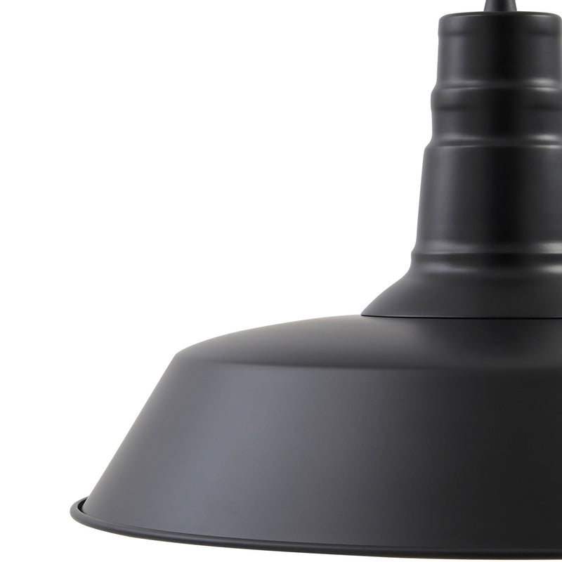Lindby Hängeleuchte Laylan LED Pendelleuchte Lampe dimmbar schwarz Ø46cm 80cm - 4251911793161