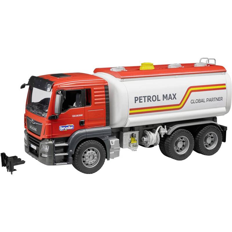 Bruder MAN TGS Tankwagen 1:16 mit klappbaren Spiegeln und öffnenden Türen - 4001702037758