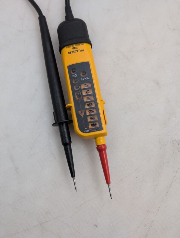 Fluke Spannungsprüfer T90 12-690V AC/DC Prüfgerät Prüfer Durchgangsprüfer - 0095969599672