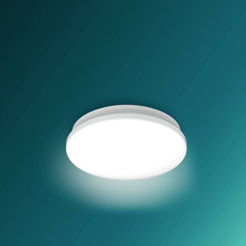 Philips Acuna LED-Deckenleuchte 12 W 1350 lm Warmweiß IP20 Metall Weiß - 8720169295988