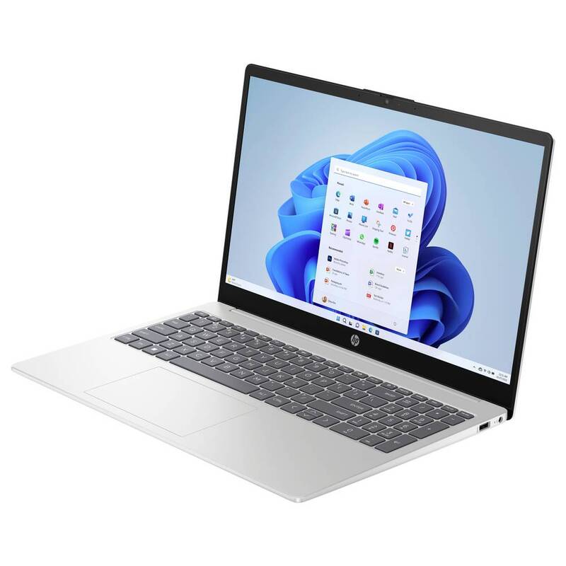 HP Notebook Laptop 15.6 Zoll Intel Celeron N100 512GB W11Home 15-fd0517ng Silber - 0198990769707
