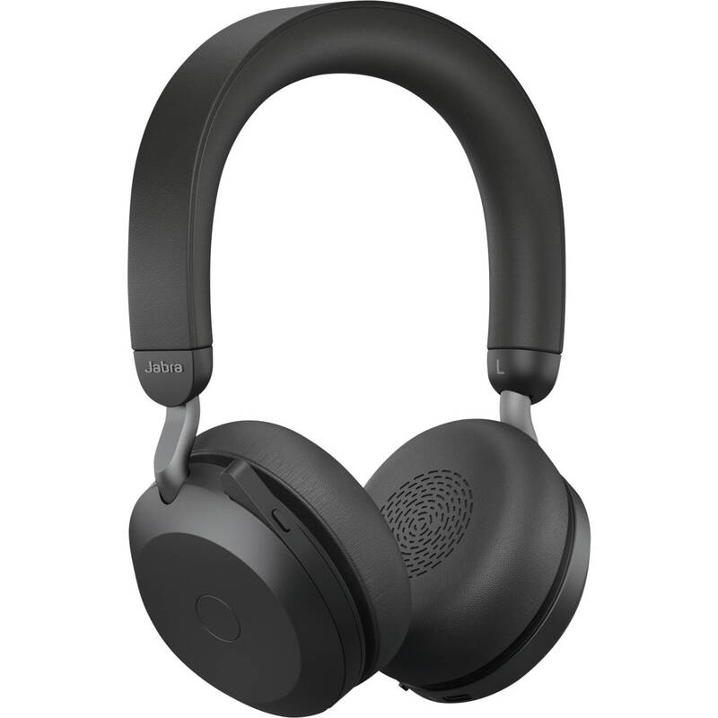 Jabra Evolve2 75 Headset Over Ear Schwarz Bluetooth 5.2 ANC 24h Gesprächszeit - 5706991024401