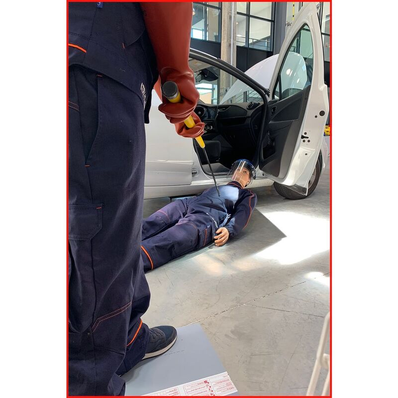 KS Tools 1170913 1 St Rettungsstange Notfallstab Rettungsstange Gelb 2000mm - 4069465002208