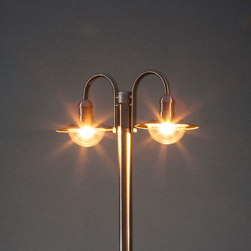 Lindby Außenleuchte Damion 2-flammig LED Gartenleuchte Edelstahl 200cm IP44 - 6291105706728