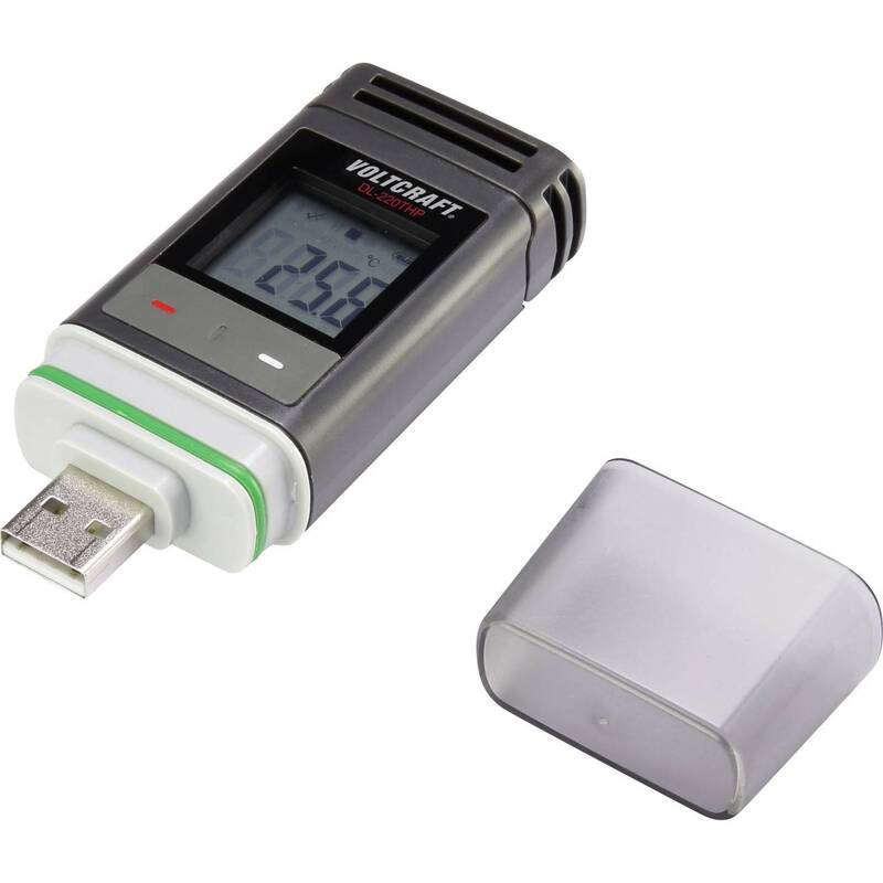 Voltcraft DL-220THP Multifunktioneller Datenlogger -30 bis +60 °C PDF Funktion - 4016139081298