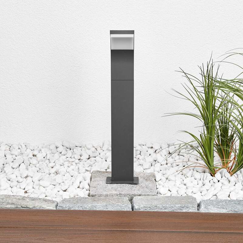 Lucande Wegeleuchte Gartenlampe Timm LED Pollerleuchte anthrazit 60cm IP54 440lm - 6291106557176