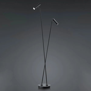 B-Ware HELL Tom LED Floor Lamp, 2-bulb, Black