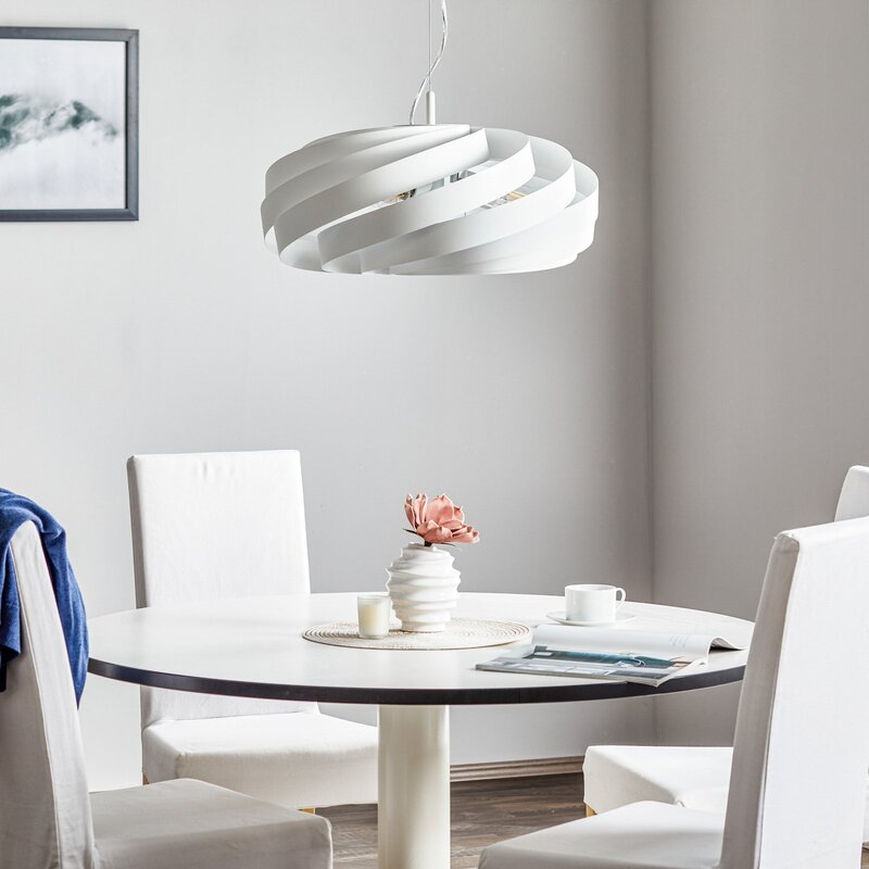 Domiluce Hängeleuchte Vento Pendelleuchte Deckenleuchte Leuchte Pendellampe weiß - 5905563000441