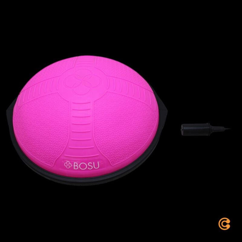 BOSU NexGen Balance Trainer Rosa 160 kg max Handpumpe inkl. Übungen DVD - 810077190258