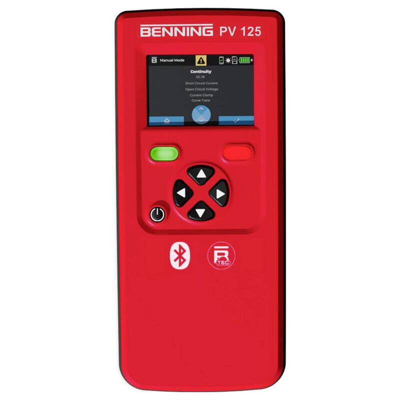Benning Photovoltaik-Messgerät PV 125 Installationstester für Solarteure - 4014651414914