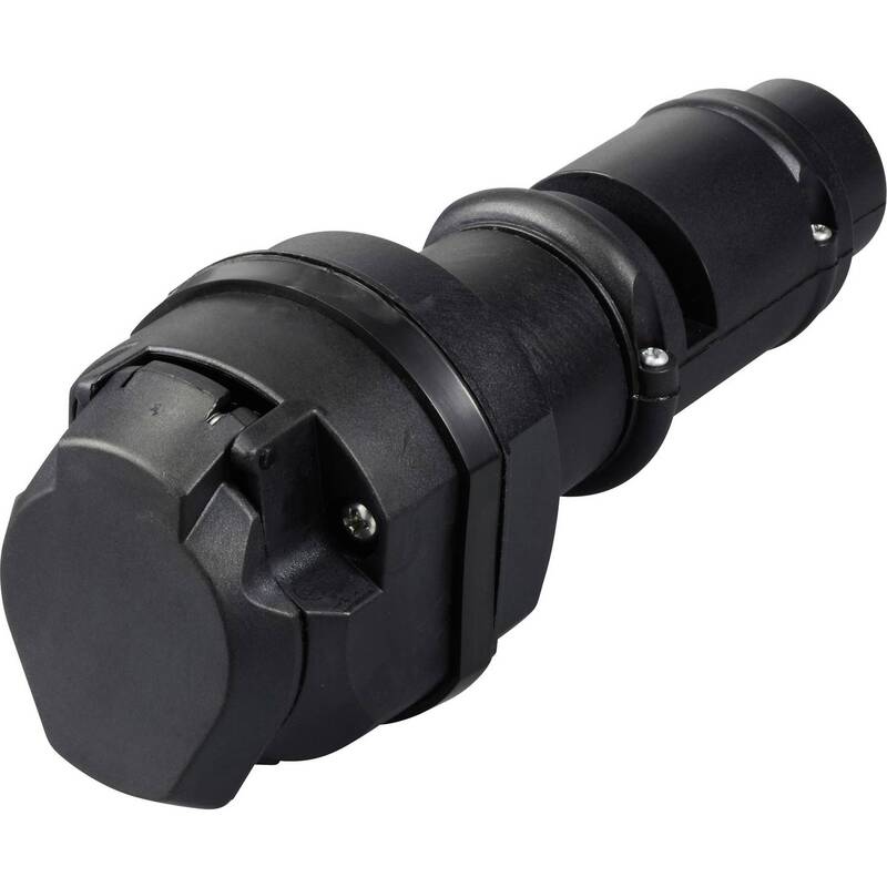Voltcraft Spannungsreduzierer Adapter 7polig 24V auf 12V für Anhängerbetrieb - 4064161338453
