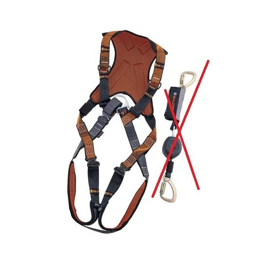 SKYLOTEC Hubarbeitsbühne Set Ausrüstung Peanut Größe M bis XXL SIEHE TEXT/FOTO - 4030281199090