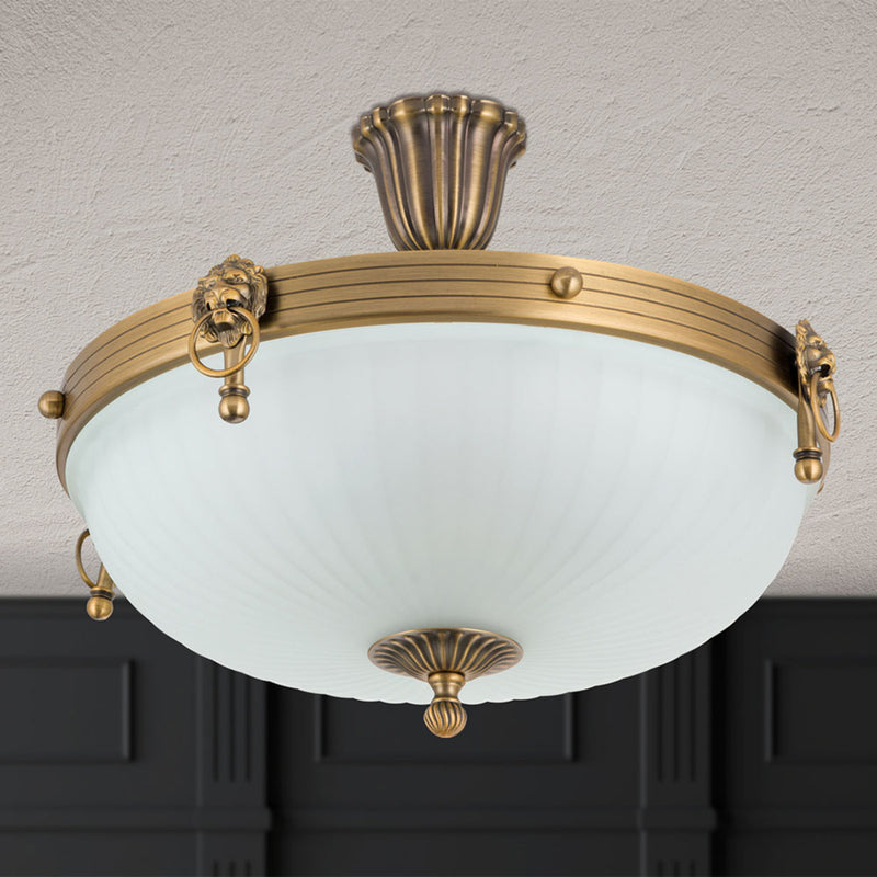 Orion Deckenleuchte Rocca LED Lampe dimmbar 4-flammig bronze Ø43cm 30cm hoch - 9003090217311