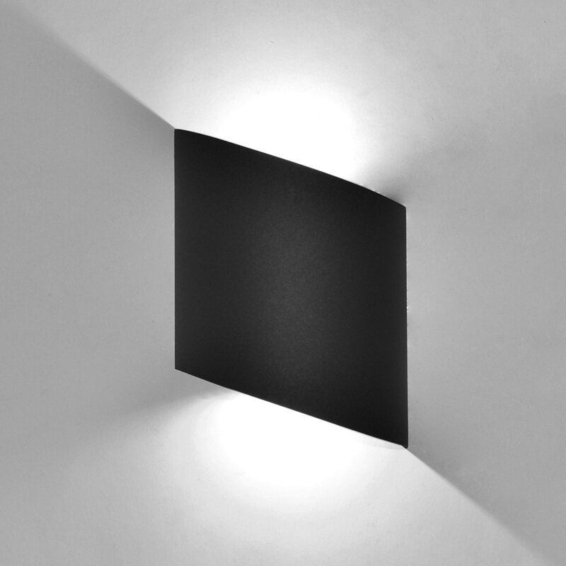 Mantra Iluminacion LED-Außenwandleuchte Wandlampe Sochi Aluminium Dunkelgrau - 8435153265303